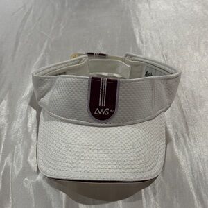 Ashworth White and Maroon Women's Visor